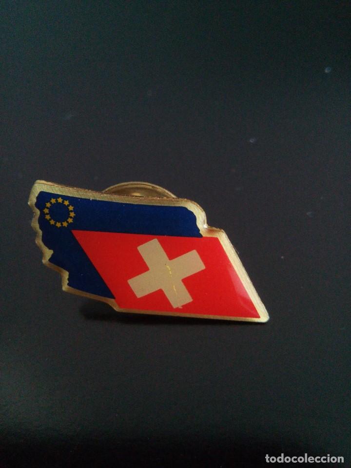 Pins de colecci&oacute;n: Pin banderas - Suiza - Europa -