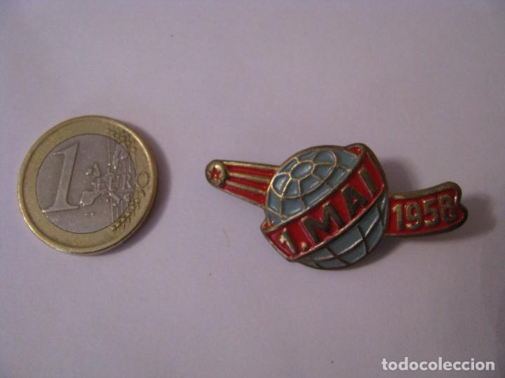 Pins de colecci&oacute;n: PIN DE ALEMANIA ORIENTAL. RDA. DDR. 1 DE MAYO. DIA DEL TRABAJO. 1958.