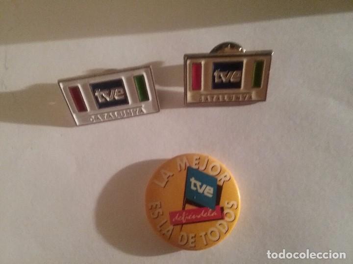 Pins de colecci&oacute;n: Tres pin TVE - Foto 1