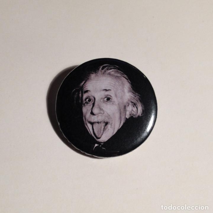 Pins de colecci&oacute;n: ALBERT EINSTEIN - CHAPA 31mm (CON IMPERDIBLE) - Foto 1