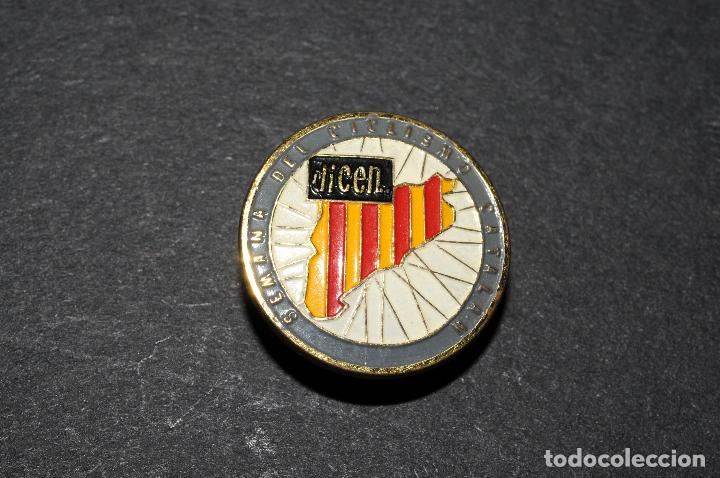 Pins de colecci&oacute;n: PIN INSIGNIA DE IMPERDIBLE - SEMANA DEL CICLISMO CATALAN - DICEN