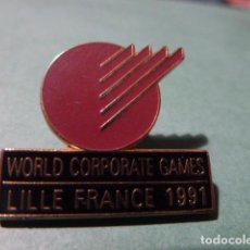 Pins de colección: WORD CORPORATE GAMES LILLE DE FRANCE 1991