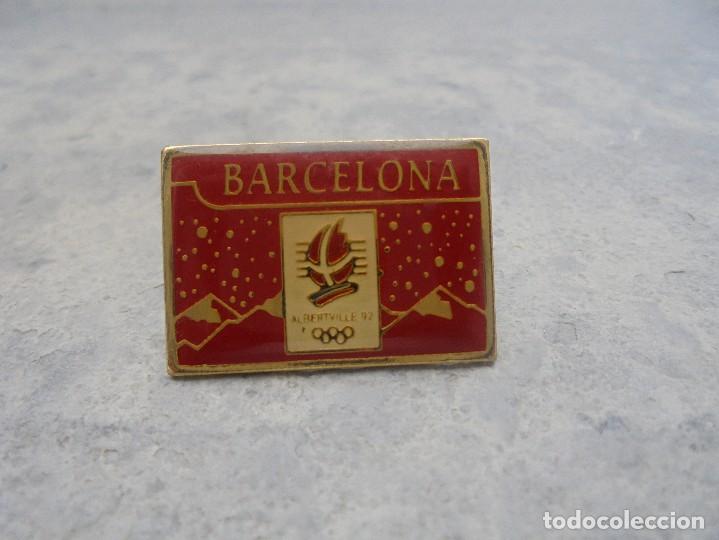 Pins de colecci&oacute;n: PIN DE BARCELONA 92 Y JUEGOS DE INVIERNO DE ALBERTVILLE DE LOS A&Ntilde;OS 90 PIN OFICIAL