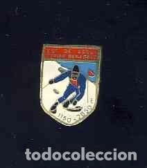 Pins de colecci&oacute;n: Pin de alfiler de la estacion de esqui de CERLER-BENASQUE (1,5 x 2 cms)