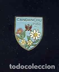 Pins de colecci&oacute;n: Pin de alfiler de la estacion de esqui de CANDANCHU (1,5 x 2 cms)