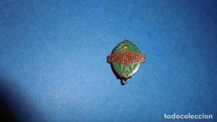 Pins de colecci&oacute;n: MOTOCICLETAS / BICICLETAS - GIMSON  , ANTIGUA INSIGNIA DE AGUJA 1,8X1,8 CM. ORIGINAL DE EPOCA