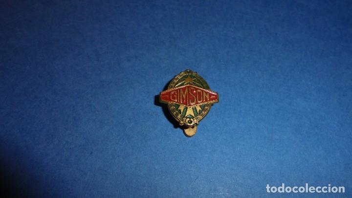 Pins de colecci&oacute;n: MOTOCICLETAS / BICICLETAS - GIMSON , ANTIGUA INSIGNIA SOLAPERA 1,8X1,8 CM. ORIGINAL DE EPOCA