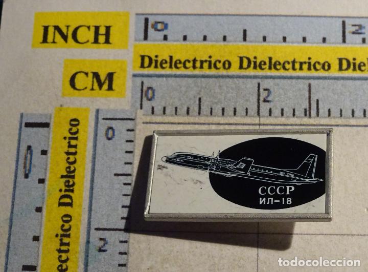 Pins de colecci&oacute;n: BROCHE INSIGNIA RUSO RUSA. RUSIA.  AVIONES AERON&Aacute;UTICA. AVI&Oacute;N CCCP Ilyushin Il-18