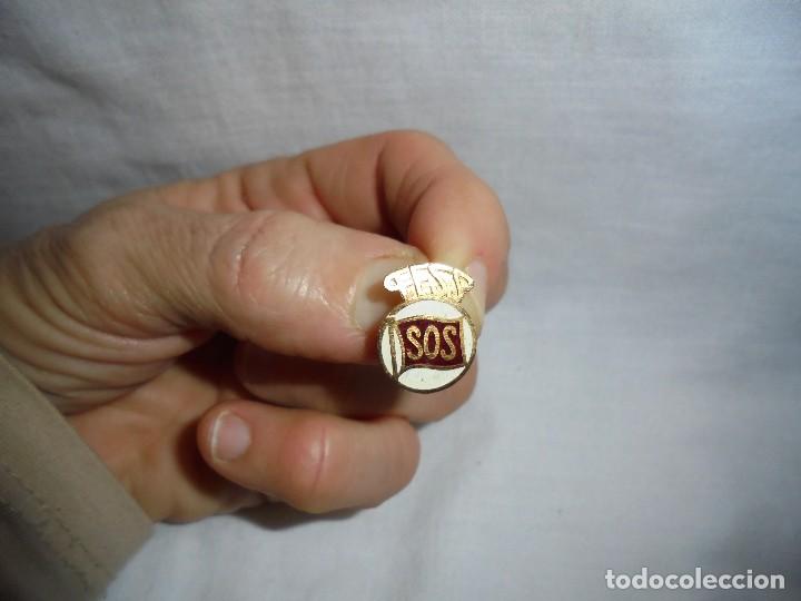 Pins de colecci&oacute;n: INSIGNIA ESMALTADA SOS - Foto 2