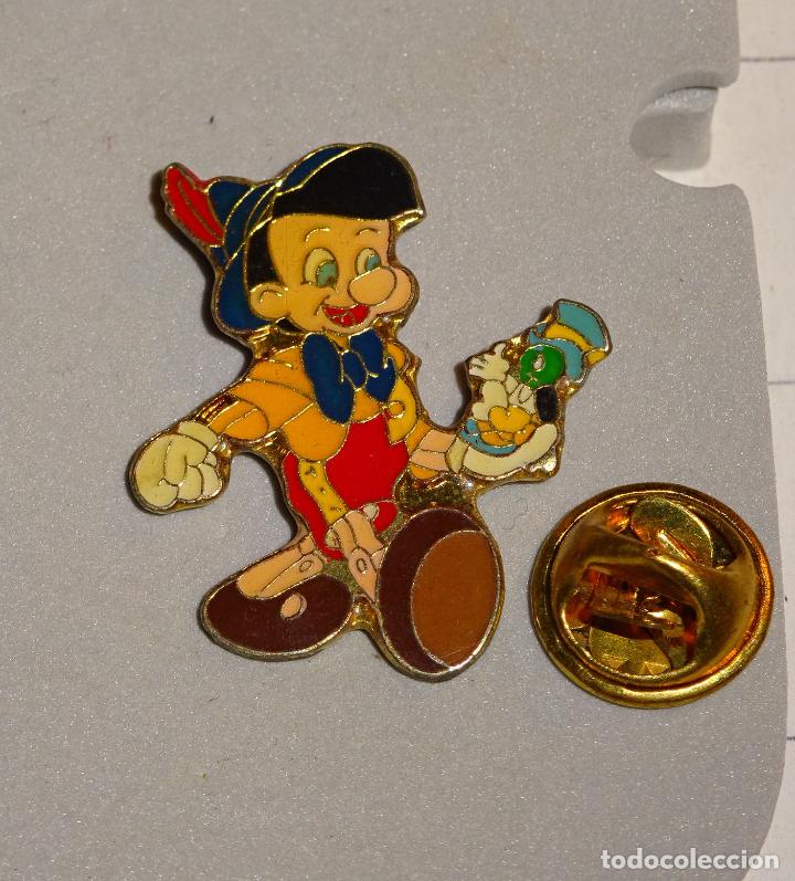 Pins de cole&ccedil;&atilde;o: PIN DE DIBUJOS ANIMADOS. PINOCHO Y PEPITO GRILLO