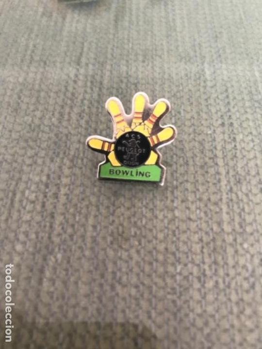 Pins de colecci&oacute;n: PIN PEUGEOT BOWLING ACS DIJON BOLOS