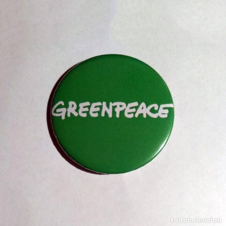 Pins de colecci&oacute;n: GREENPEACE - CHAPA 59MM (CON IMPERDIBLE)