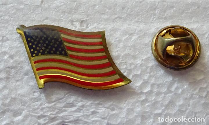 Pin's de collection: PIN DE TURISMO BANDERAS. BANDERA DE ESTADOS UNIDOS
