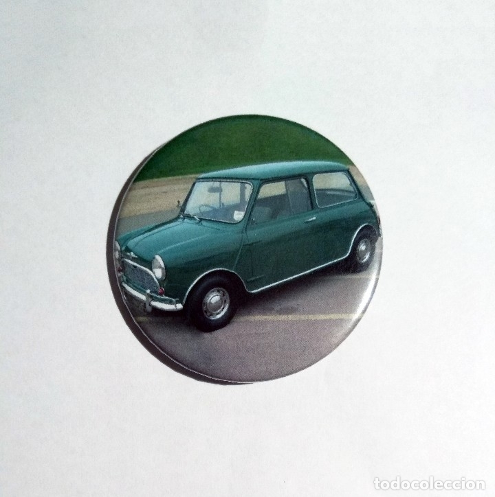 Pins de colecci&oacute;n: MORRIS MINI - CHAPA 59mm (CON IMPERDIBLE)