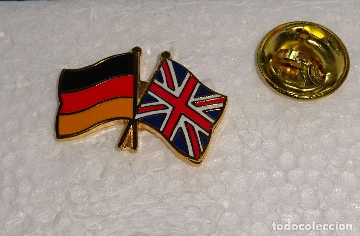 Pins de cole&ccedil;&atilde;o: PIN DE TURISMO BANDERAS. BANDERA DE ALEMANIA E INGLATERRA