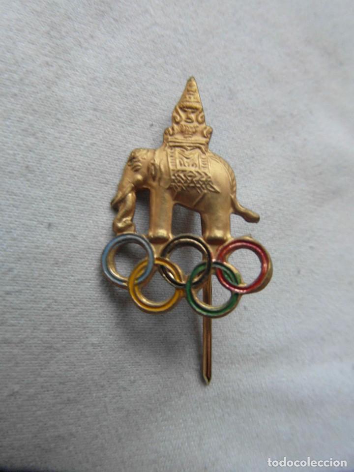 Pins de colecci&oacute;n: Pin oficial del equipo olimpico de Thailandia de los Juegos Olimpicos de Barcelona 1992