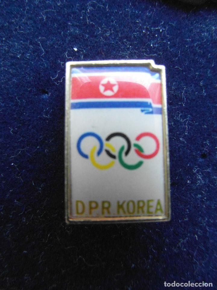 Pins de colecci&oacute;n: Pin oficial del equipo olimpico de Korea del Norte de los Juegos Olimpicos de Barcelona 1992