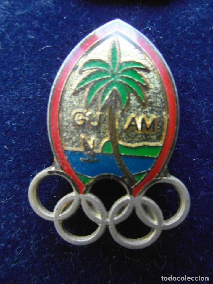 Pins de colecci&oacute;n: Pin oficial del equipo olimpico de Guam de los Juegos Olimpicos de Barcelona 1992