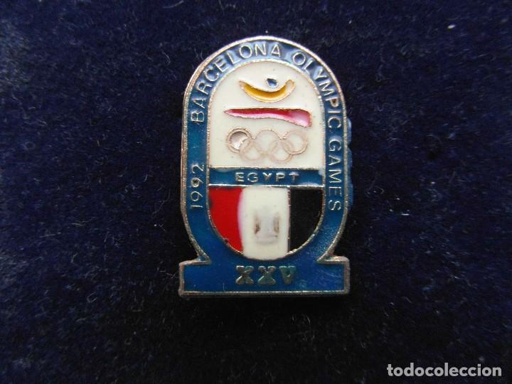 Pins de colecci&oacute;n: Pin oficial del equipo olimpico de Egipto de los Juegos Olimpicos de Barcelona 1992