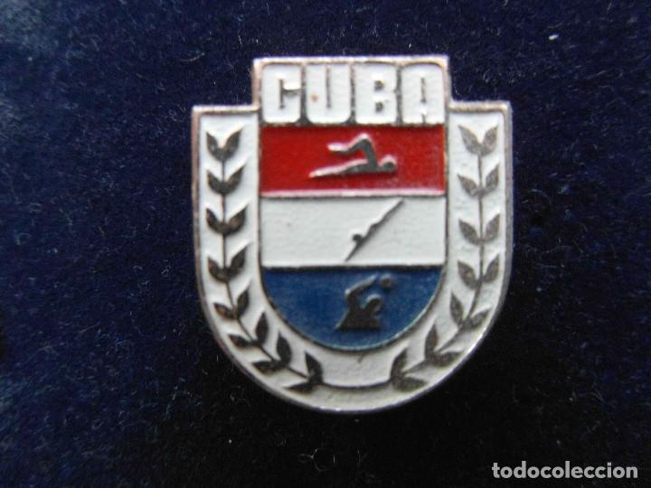 Pins de colecci&oacute;n: Pin oficial del equipo olimpico de Cuba de los Juegos Olimpicos de Barcelona 1992