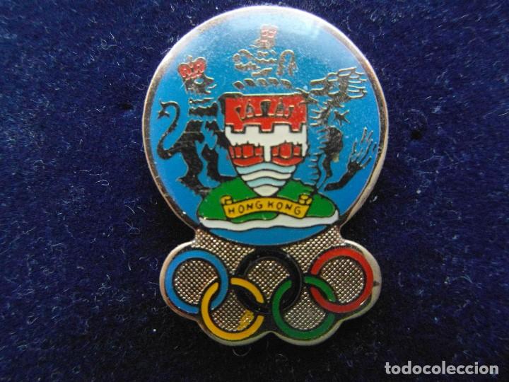 Pins de colecci&oacute;n: Pin oficial del equipo olimpico de Hong Kong de los Juegos Olimpicos de Barcelona 1992
