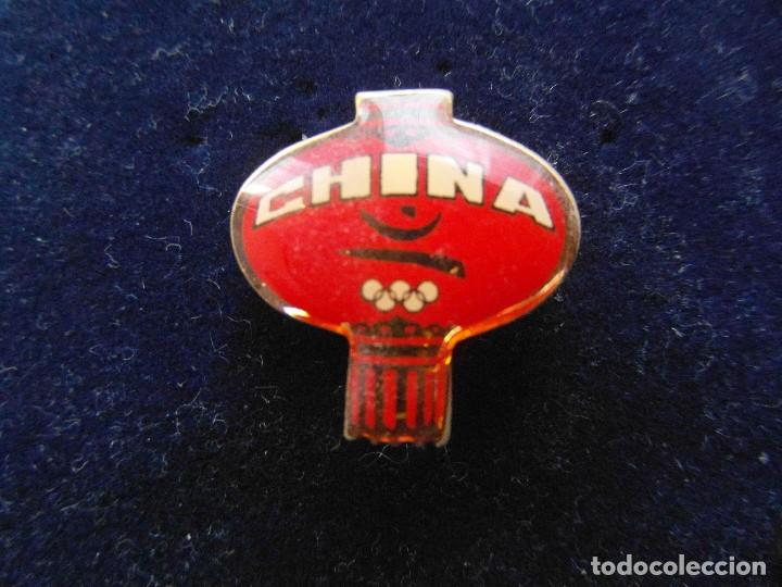 Pins de colecci&oacute;n: Pin oficial del equipo olimpico de China de los Juegos Olimpicos de Barcelona 1992