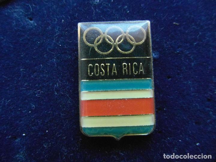 Pins de colecci&oacute;n: Pin oficial del equipo olimpico de Costa Rica de los Juegos Olimpicos de Barcelona 1992