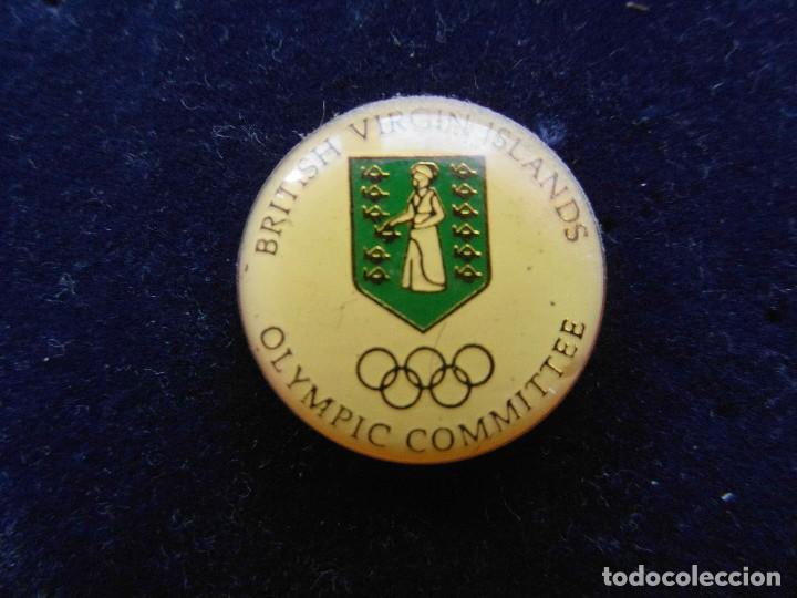 Pins de colecci&oacute;n: Pin oficial del equipo olimpico de las Islas Virgenes Britanicas. Juegos Olimpicos de Barcelona 1992