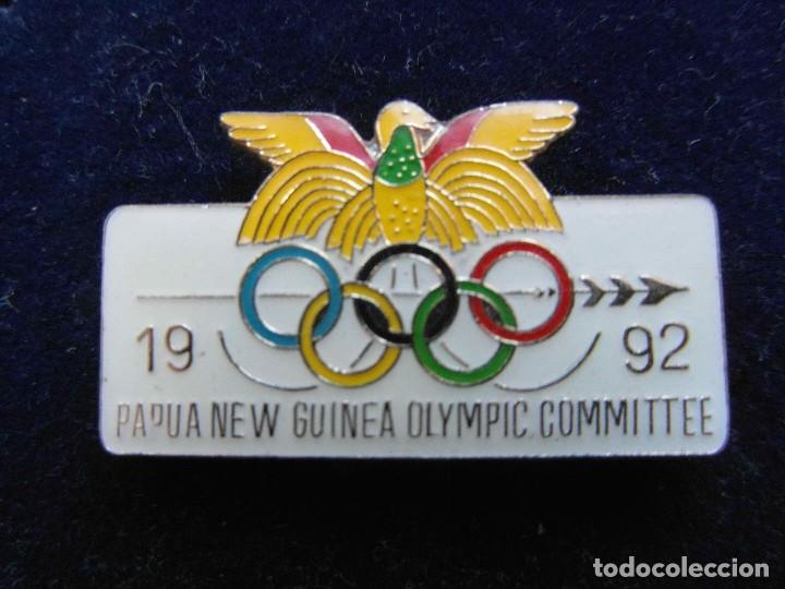 Pins de colecci&oacute;n: Pin oficial del equipo olimpico de Papua Nueva Guinea de los Juegos Olimpicos de Barcelona 1992