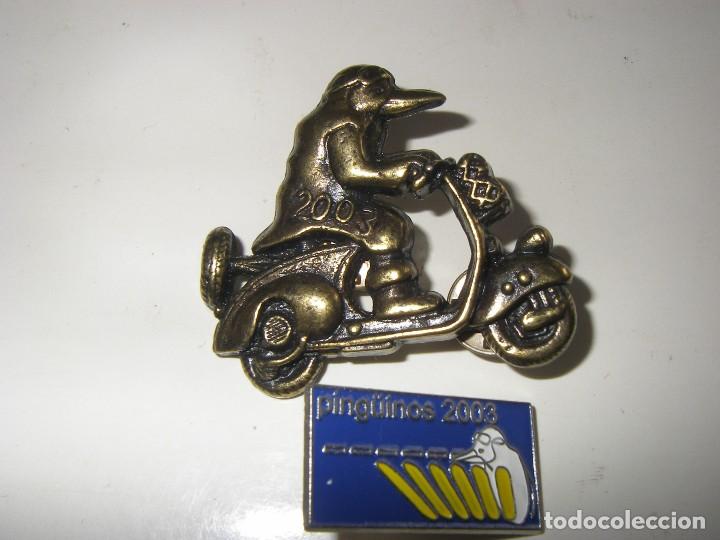 Pins de colecci&oacute;n: Ping&uuml;inos 2003, pines oficiales. Homenaje a Vespa,