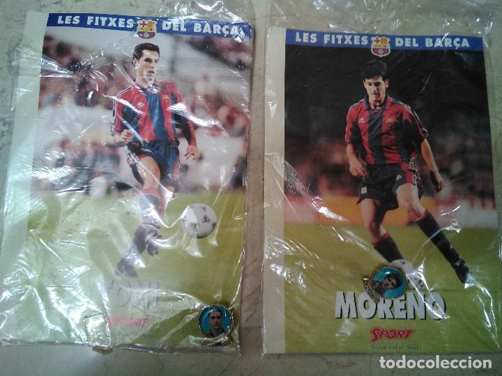 Pins de colecci&oacute;n: PIN Y L&Aacute;MINA de Toni y Moreno, COLECCI&Oacute;N DE FICHAS DEL BAR&Ccedil;A, DIARIO DEPORTIVO SPORT 1994-1995
