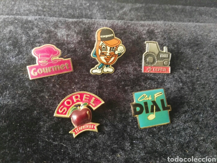 Pin's de collection: Lote pin o pins publicidad sorel gourmet expert club dial y cepsa