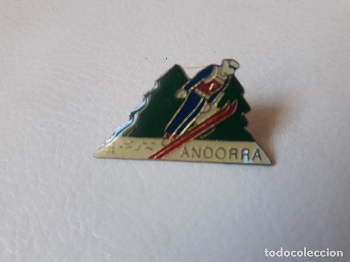 Pins de colecci&oacute;n: PIN TURISMO ANDORRA SKI ESQUI