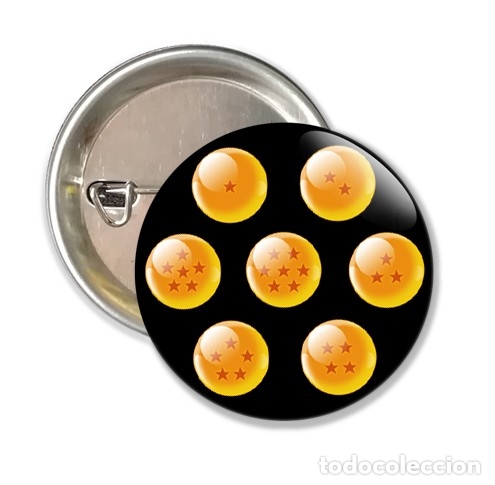Pins de colecci&oacute;n: CHAPA ALFILER 38 MM - DIBUJOS - BOLA DE DRAGON BOLAS MAGICAS
