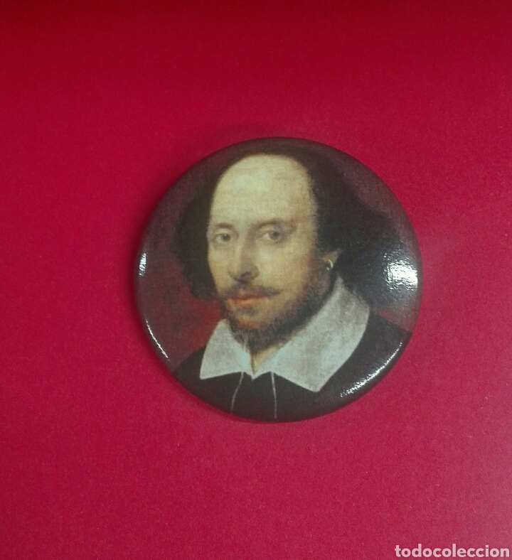 Pins de colecci&oacute;n: Chapa de imperdible de William Shakespeare