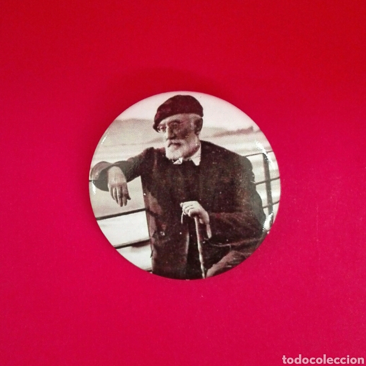 Pins de colecci&oacute;n: Chapa de imperdible de Unamuno