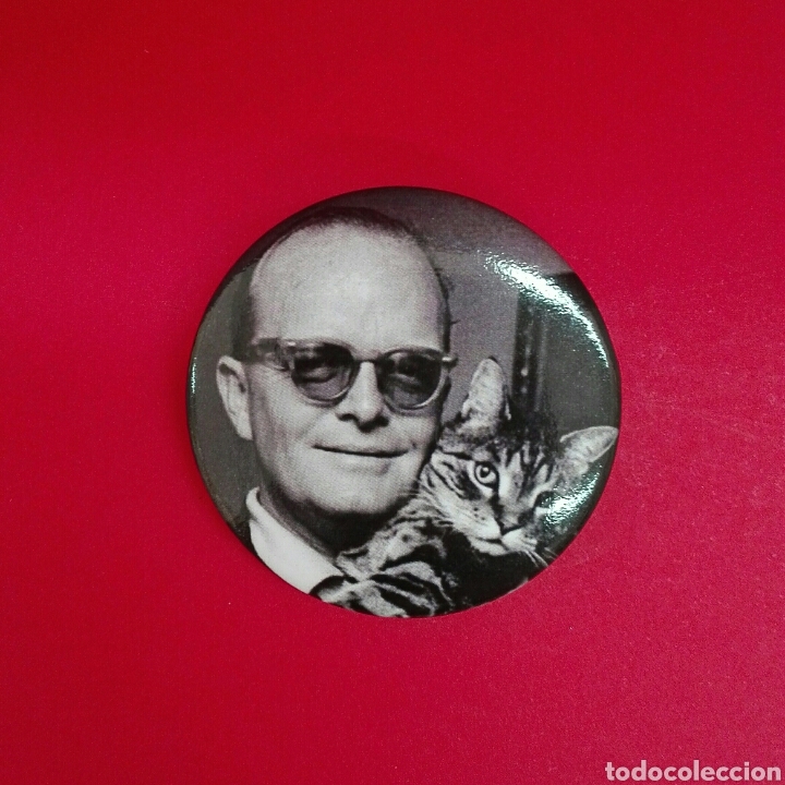 Pins de colecci&oacute;n: Chapa de imperdible de Truman Capote