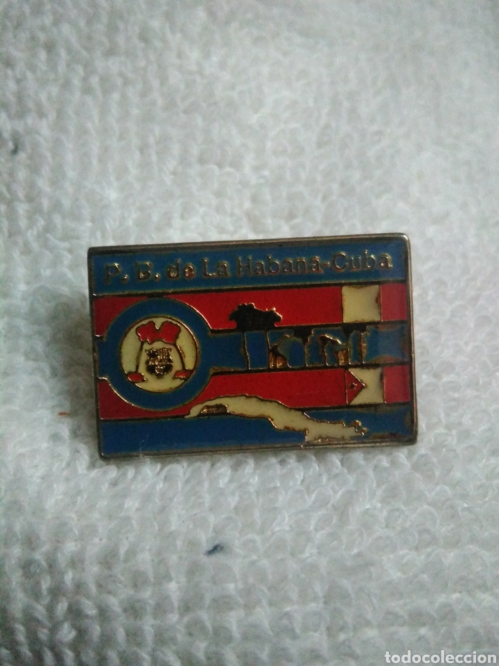 Sammlung von Pins: Pin Penya F C Barcelona Pe&ntilde;a Barcelonista La Habana Cuba