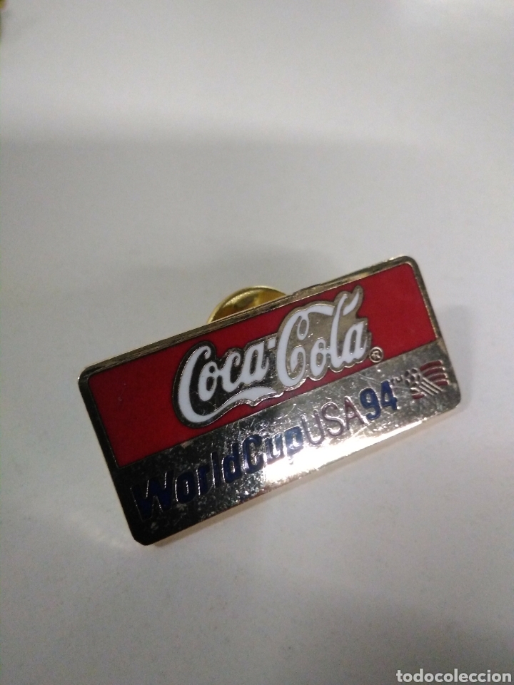 Collection pins: Pin esmaltado Coca Cola Mundial Futbol Estados Unidos