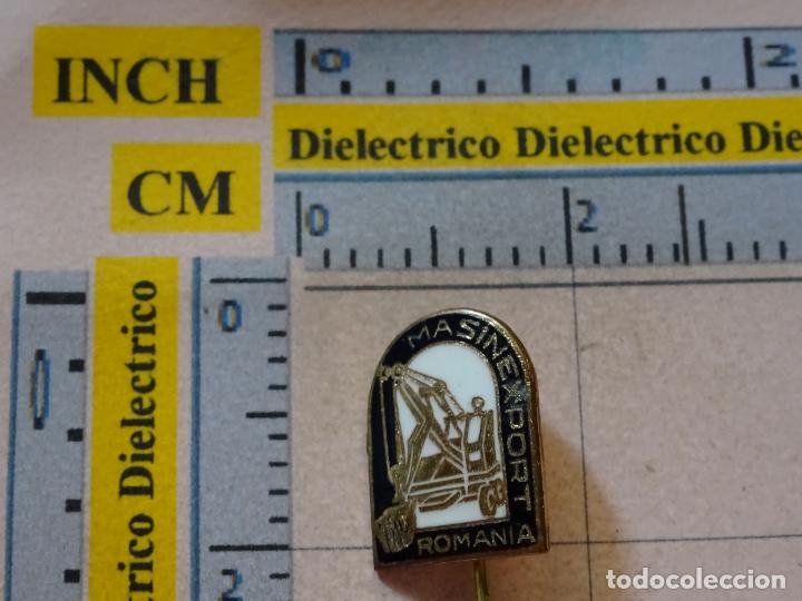 Pins de colecci&oacute;n: ANTIGUA INSIGNIA ALFILER. MAQUINARIA DE OBRA CIVIL EXCAVADORA. RUMANIA. NO PIN