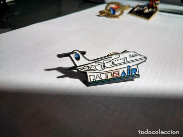 Pin's de collection: Pin aviaci&oacute;n Paulknair (l&iacute;ia aviaci&oacute;n Melilla)