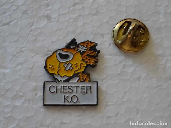 Collection pins: PIN DE DULCES CHUCHER&Iacute;AS. CHESTER DE MATUTANO. K.O