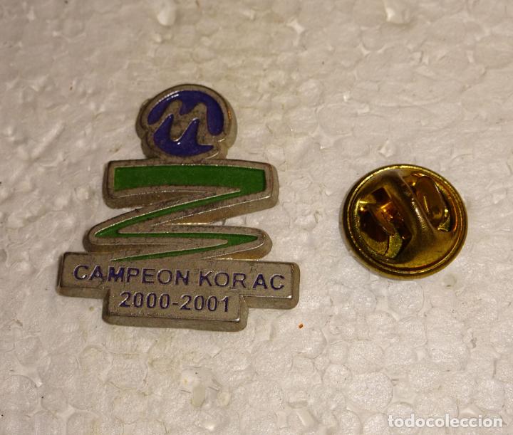 Collection pins: PIN DE DEPORTES. BALONCESTO. UNICAJA M&Aacute;LAGA CAMPE&Oacute;N COPA KORAC 2000 2001