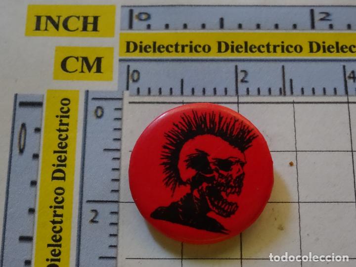 Pins e Spille di collezione: CHAPA BROCHE DE M&Uacute;SICA. CALAVERA PUNK PUNKY. NO PIN