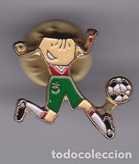 Pins de colecci&oacute;n: PIN DE PETRA DE LOS JUEGOS PARALIMPICOS DE BARCELONA 92 (OLYMPIC GAMES) FUTBOL