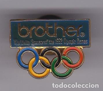 Pins de colecci&oacute;n: BROTHER - PIN DE LAS OLIMPIADAS DE BARCELONA 92 - (OLYMPIC GAMES) MUY RARO