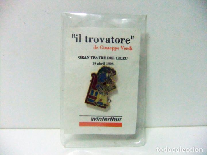 Pins de colecci&oacute;n: PIN IL TROVATORE VERDI GRAN TEATRE DEL LICEU A&Ntilde;O 1993 WINTERTHUR - OPERA TEATRO LICEO BARCELONA