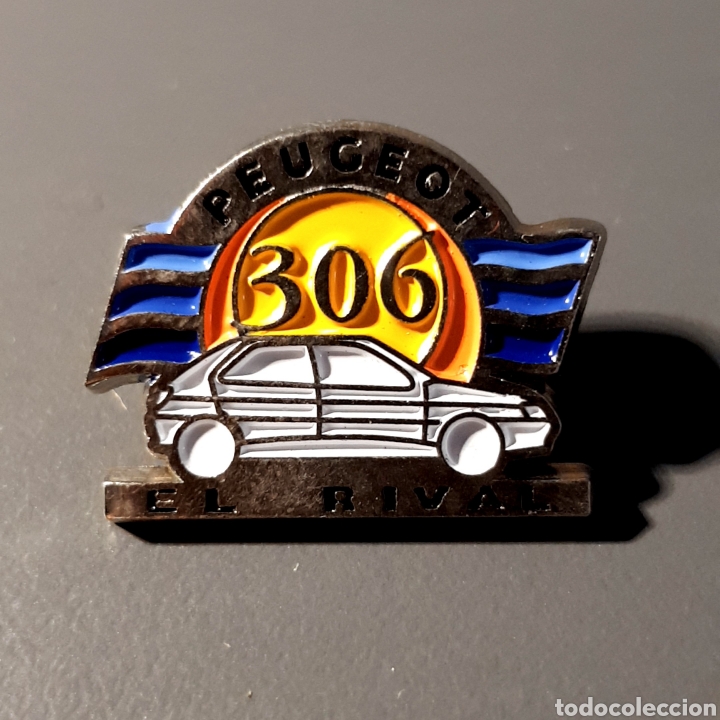 Pins de colecci&oacute;n: (C-P02) PIN PUBLICITARIO - PEUGEOT 306 / EL RIVAL