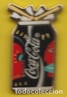 Collection pins: PIN - COCA COLA - MUSICA - LATA TAMBOR - 1993 -  METAL LACADO  - NUEVO