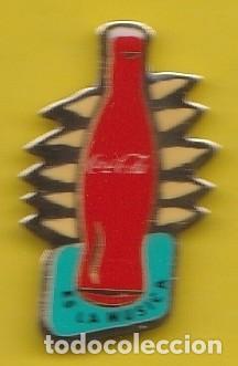Collection pins: PIN - COCA COLA - ES LA MUSICA - BOTELLA - 1993 - PUBLICIDAD - METAL LACADO - NUEVO